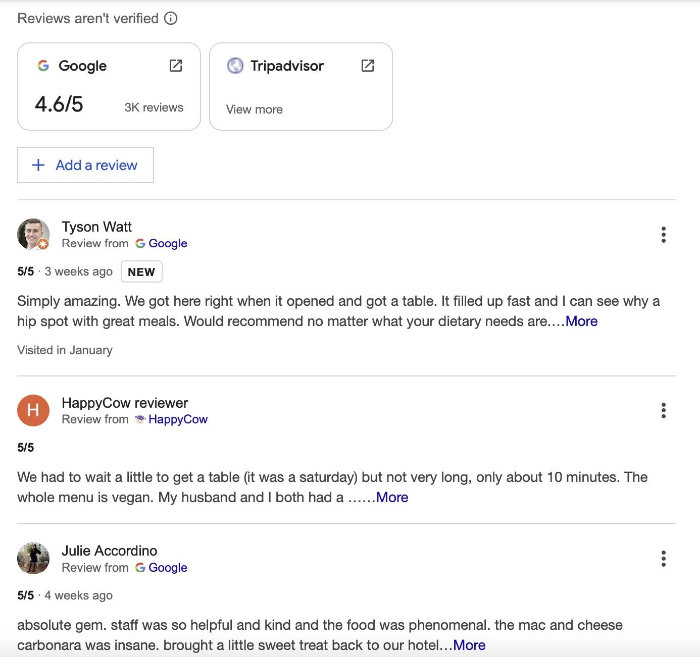 avis google